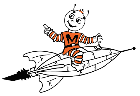 Moon Air technician servicing HVAC unit outdoors, tools and gauges attached